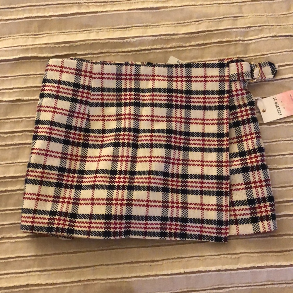 Plaid Skort